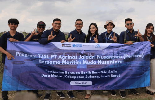 Agrinas Jaladri Salurkan Bantuan 19.500 Benih Nila Salin untuk Dukung Penguatan Ekonomi Pembudidaya di Subang