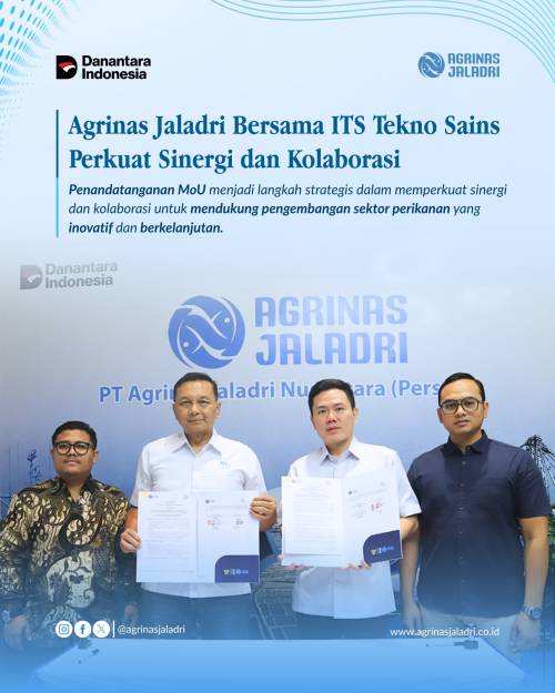 Agrinas Jaladri dan ITS Tekno Sains Perkuat Sinergi untuk Pengembangan Sektor Perikanan