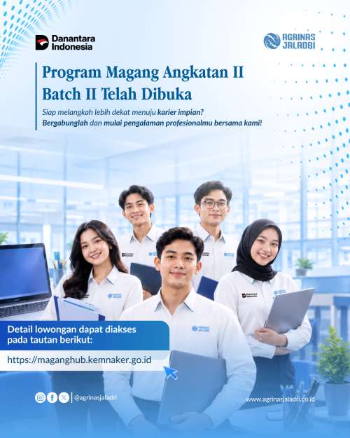 Agrinas Jaladri Buka Kesempatan bagi Talenta Muda melalui Program Magang Nasional