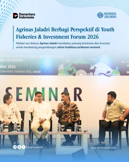Agrinas Jaladri Berbagi Perspektif di Youth Fisheries & Investment Forum 2026
